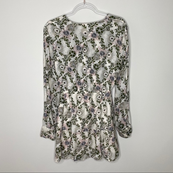 Free People Stealing Fire Boho Floral Mini Dress - Picture 6 of 6